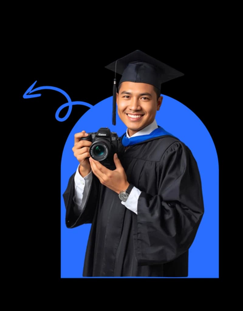 Foto Wisuda Keluarga di Rumah